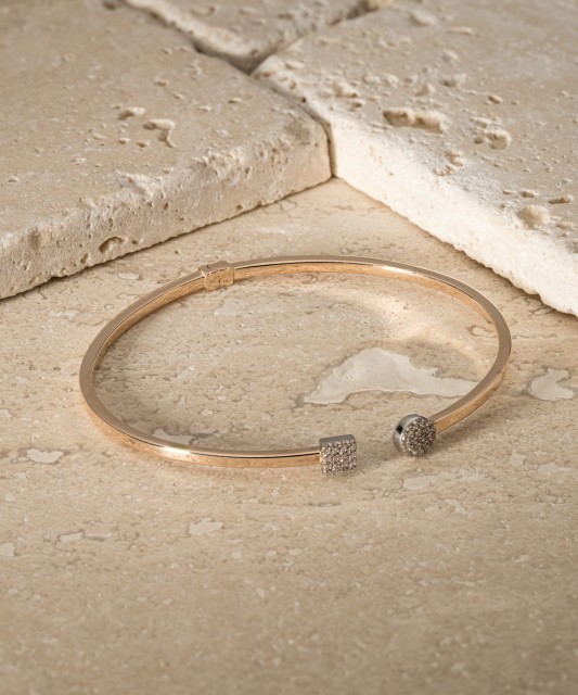 Auksinė apyrankė su cirkoniais