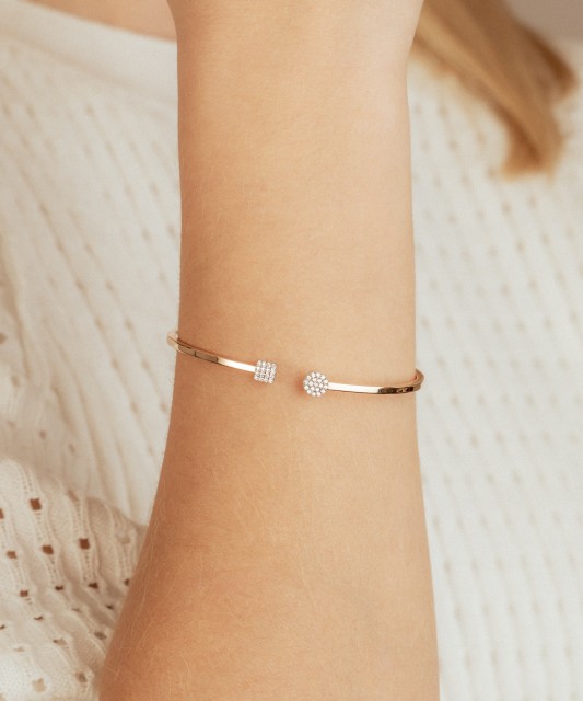 Auksinė apyrankė su cirkoniais