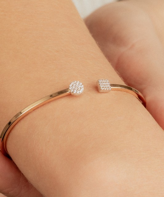 Auksinė apyrankė su cirkoniais