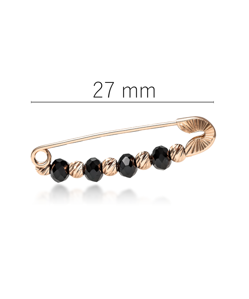 Auksinė sagė su oniksais