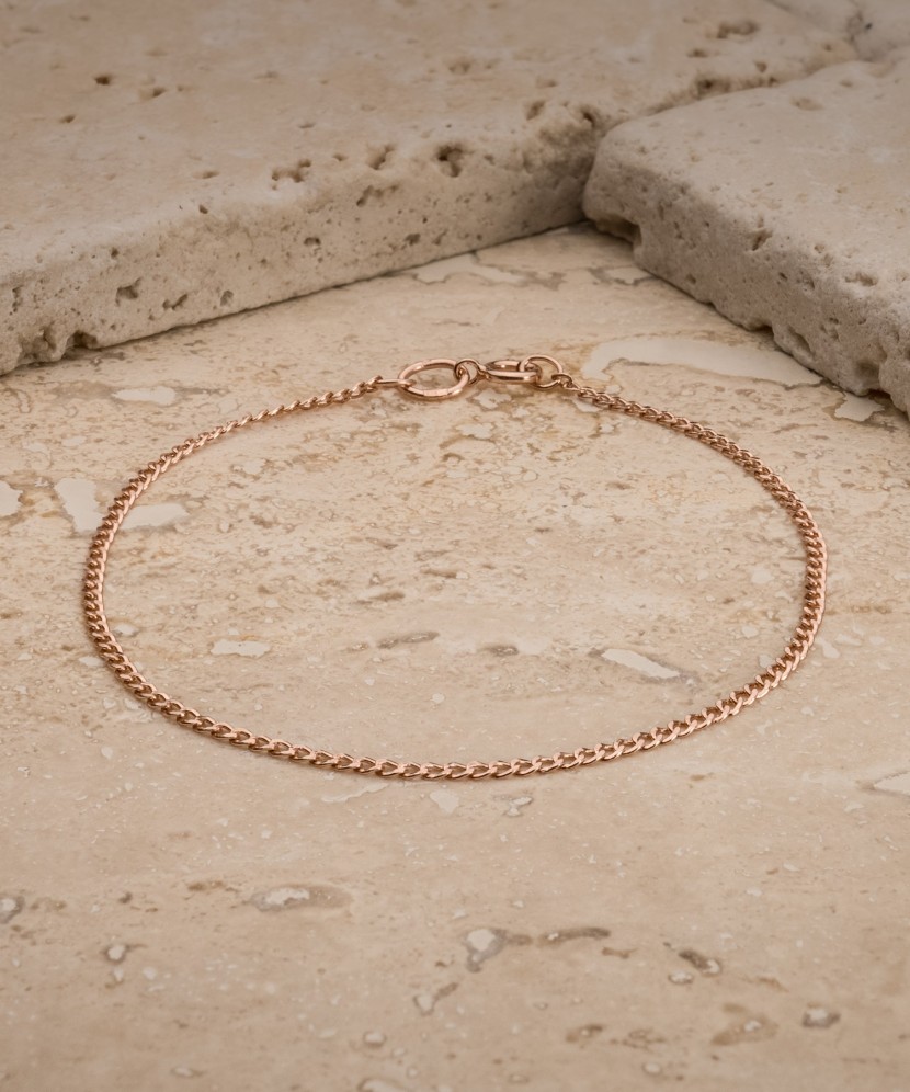 Auksinė apyrankė "Curb" 1.6mm