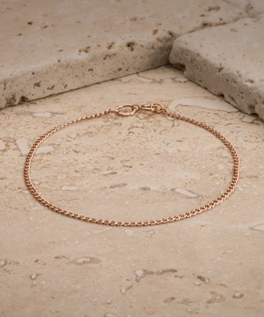 Auksinė apyrankė "Curb" 1.6mm