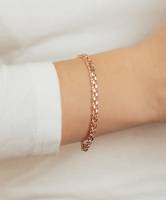 Auksinė apyrankė "Bismark" 4.8mm