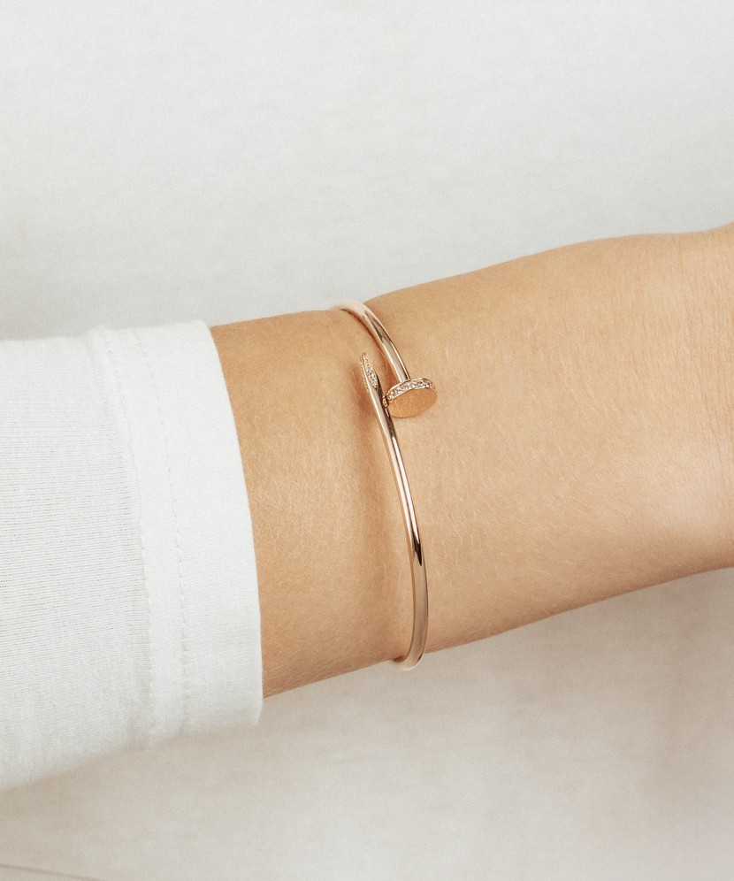 Auksinė apyrankė su cirkoniais