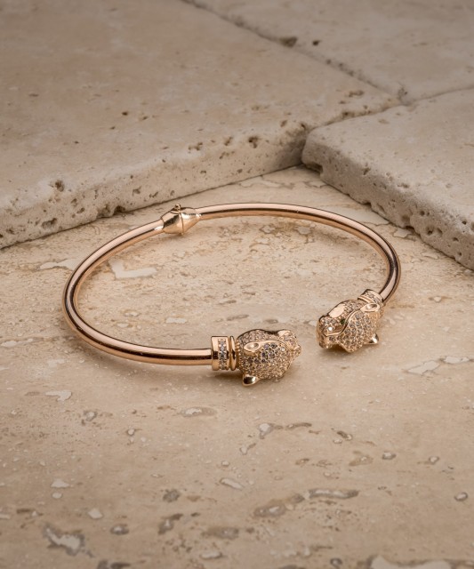 Auksinė apyrankė su cirkoniais