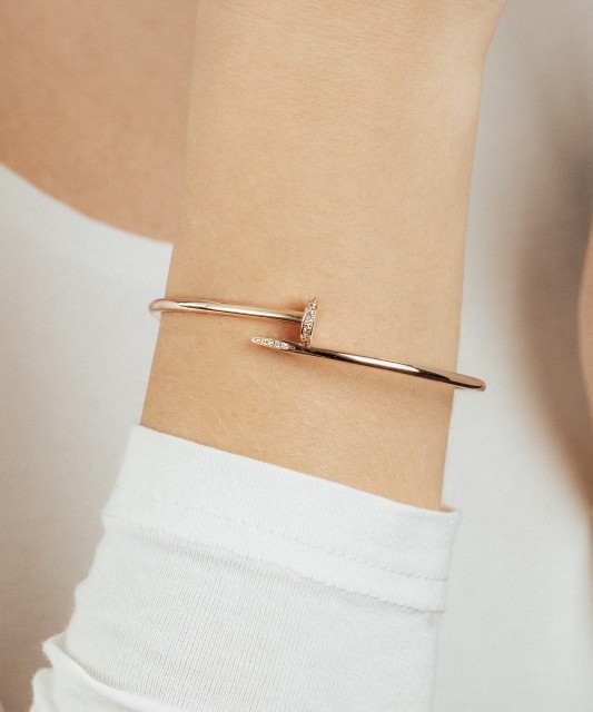 Auksinė apyrankė su cirkoniais