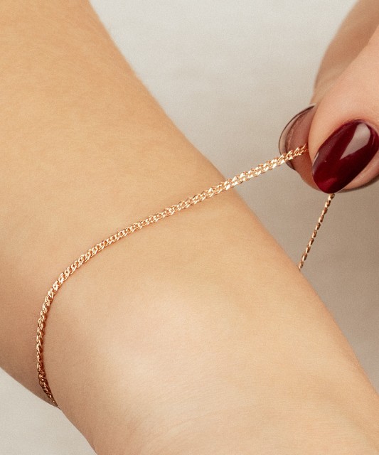 Auksinė apyrankė "Mona Liza" 1.7mm