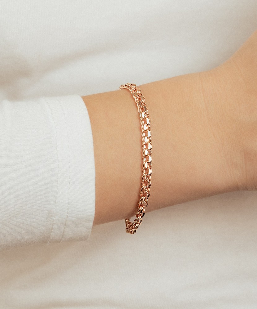 Auksinė apyrankė "Bismark" 5.3mm