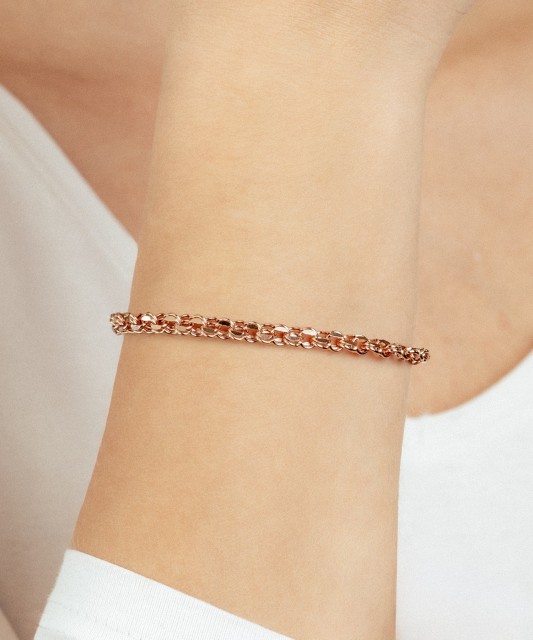 Auksinė apyrankė "Bismark" 5.3mm