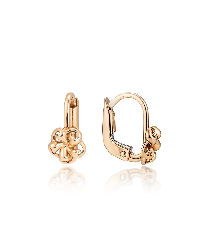 Auksiniai auskarai "Gėlytė"  - Goldinga