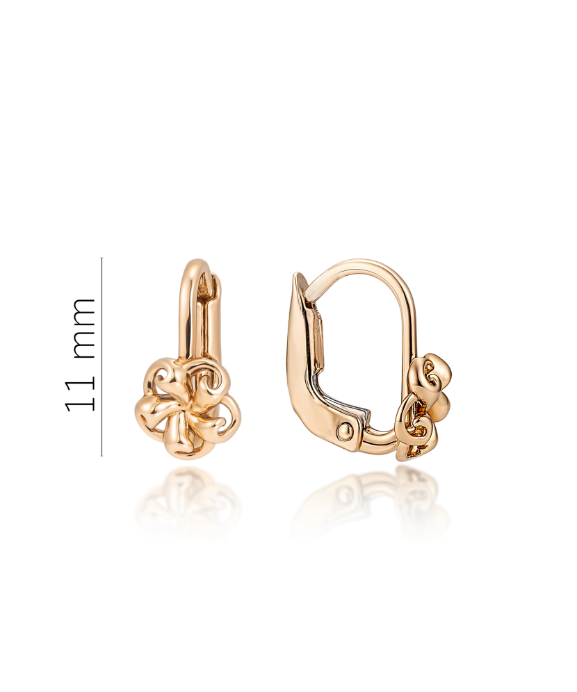 Auksiniai auskarai "Gėlytė"  - Goldinga