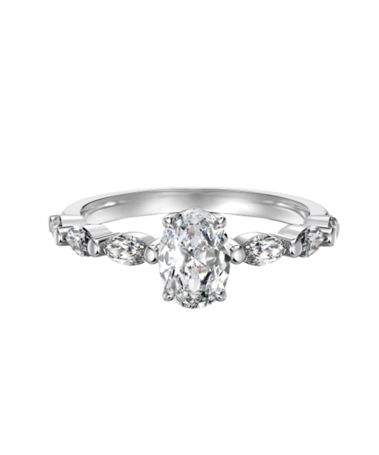 Sidabrinis žiedas su cirkoniais