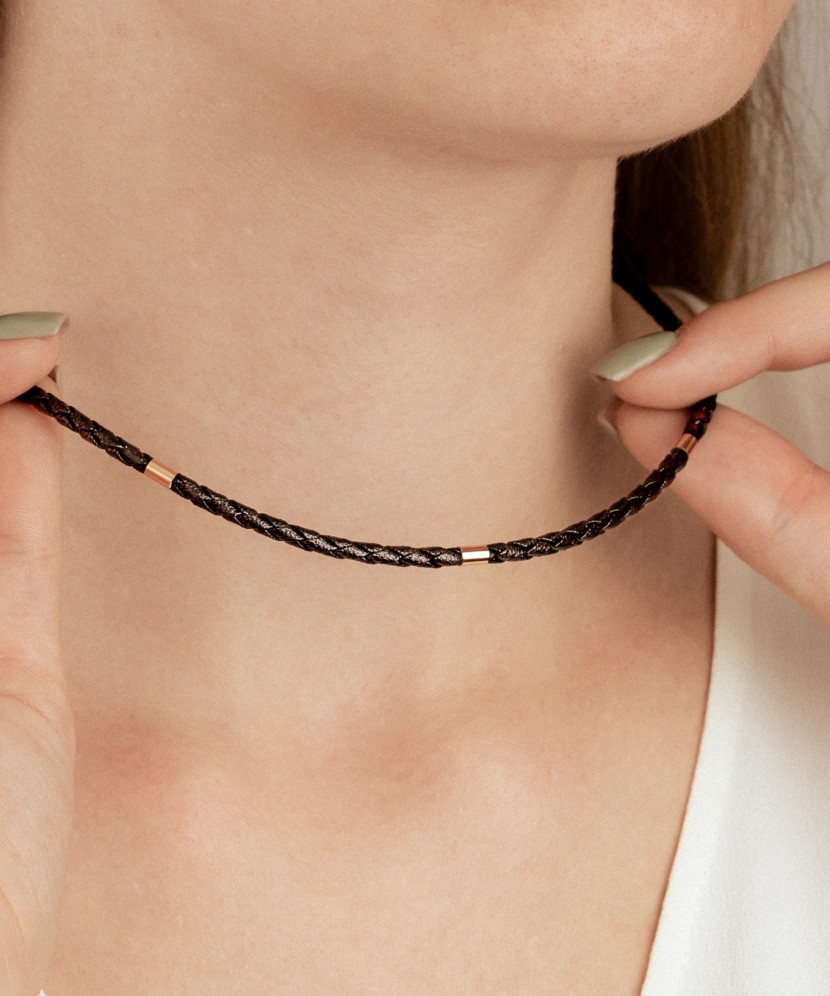 Odinė grandinėlė su auksu