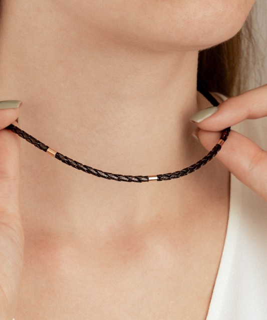 Odinė grandinėlė su auksu