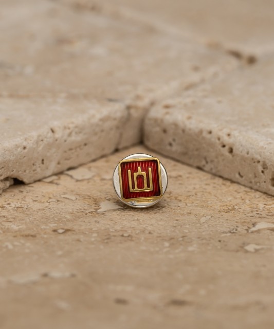 Sidabrinis ženkliukas "Gedimino stulpai"