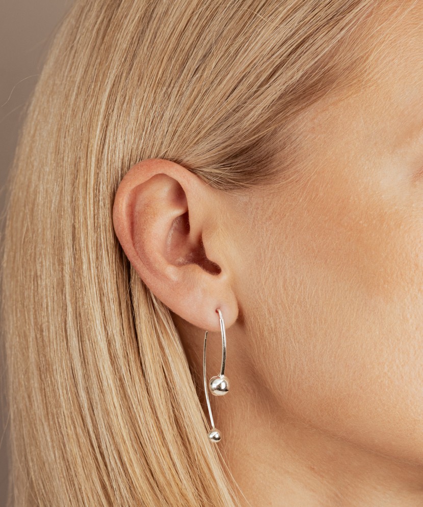 Sidabriniai auskarai