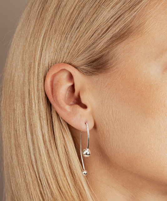 Sidabriniai auskarai