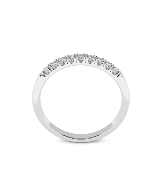 Balto aukso žiedas su briliantais