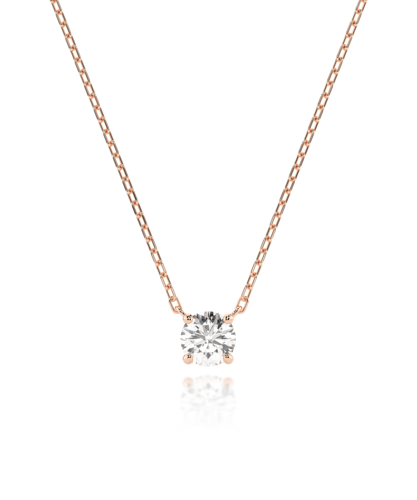 Auksinė grandinėlė su briliantiniu pakabuku