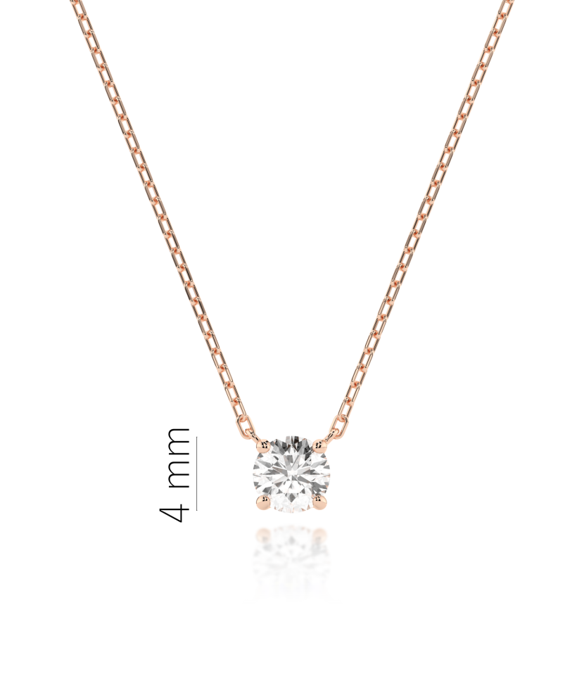 Auksinė grandinėlė su briliantiniu pakabuku