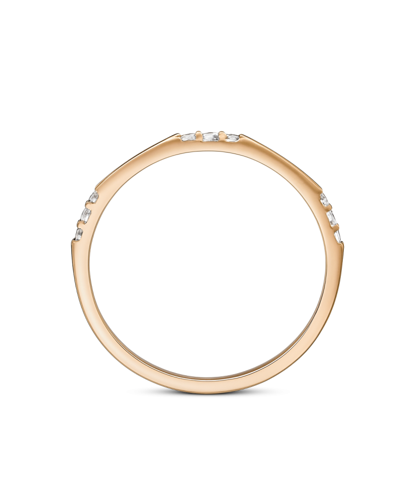 Auksinis žiedas su cirkoniais