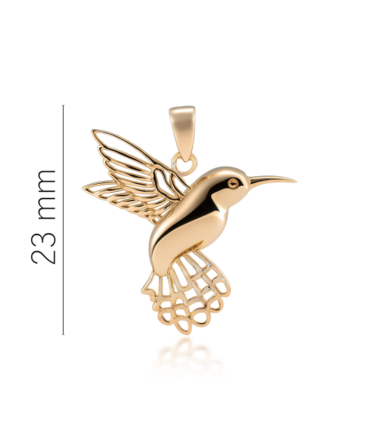 Auksinis pakabukas "Kolibris"