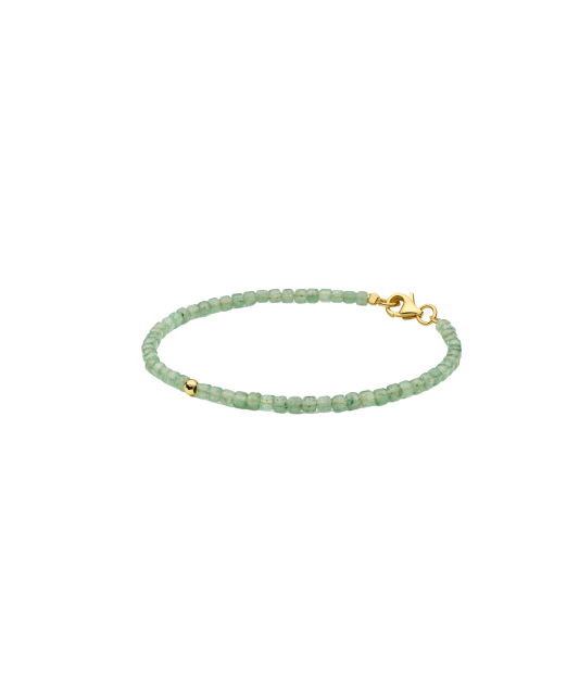 Apyrankė su agatu ir paauksuotu sidabru