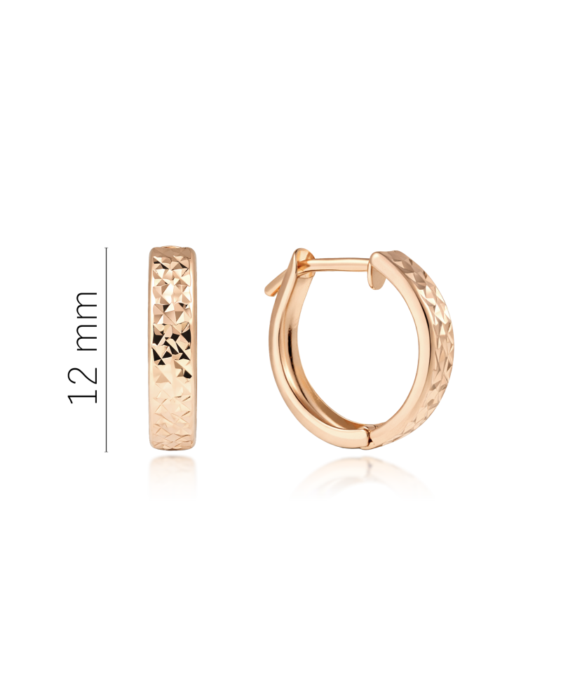 Auksiniai graviruoti auskarai