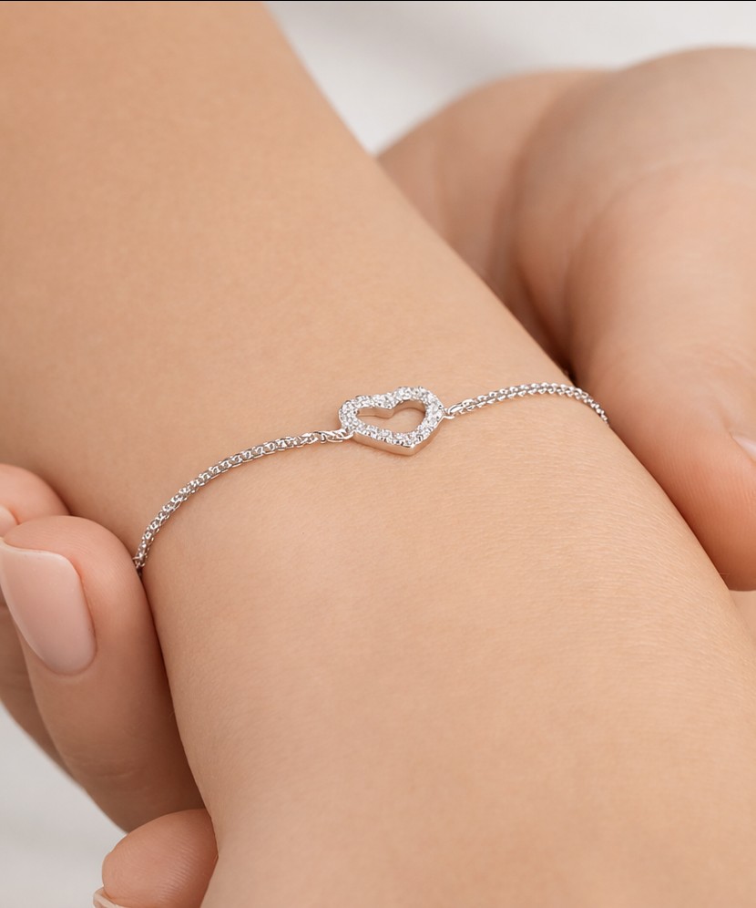 Sidabrinė apyrankė su cirkoniais