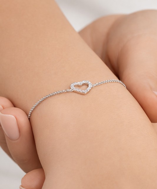 Sidabrinė apyrankė su cirkoniais