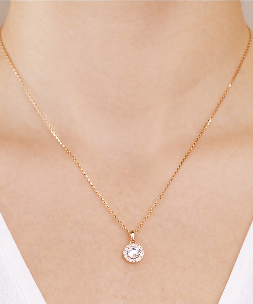 Auksinis pakabukas su cirkoniais