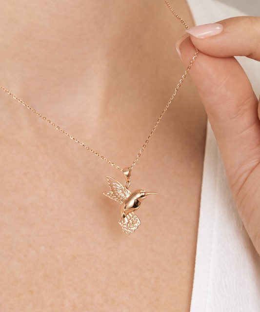 Auksinis pakabukas "Kolibris"