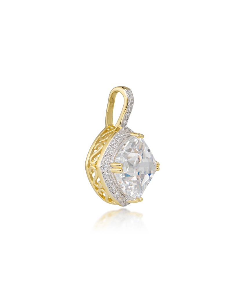 Sidabrinis pakabukas su cirkoniais