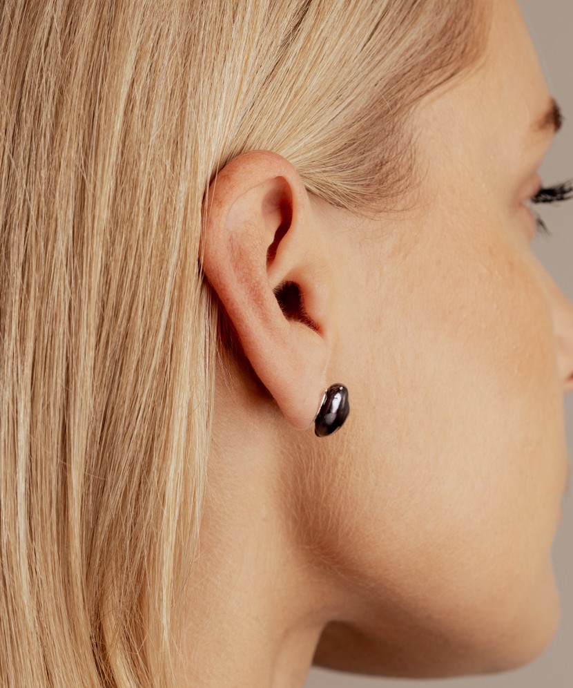 Sidabriniai auskarai su perlais