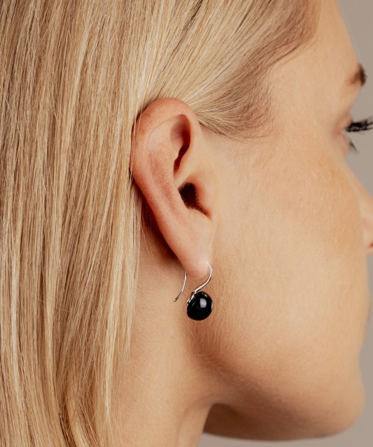 Sidabriniai auskarai su natūraliais perlais  - Goldinga