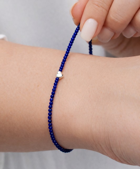 Sidabrinė Apyrankė Su Lazuritais  - Goldinga