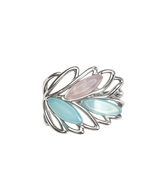 Sidabrinis žiedas su ametistu