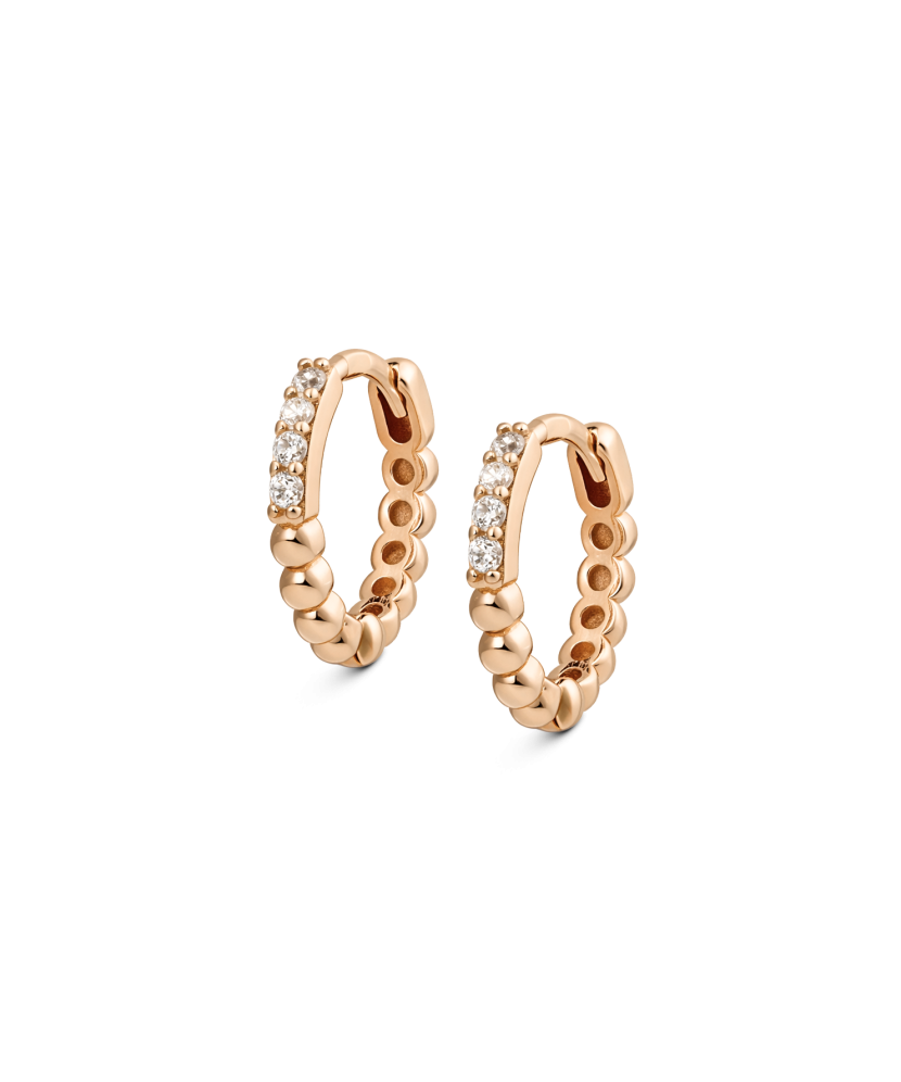 Auksiniai auskarai su cirkoniais