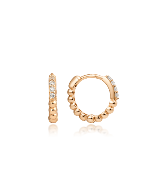 Auksiniai auskarai su cirkoniais