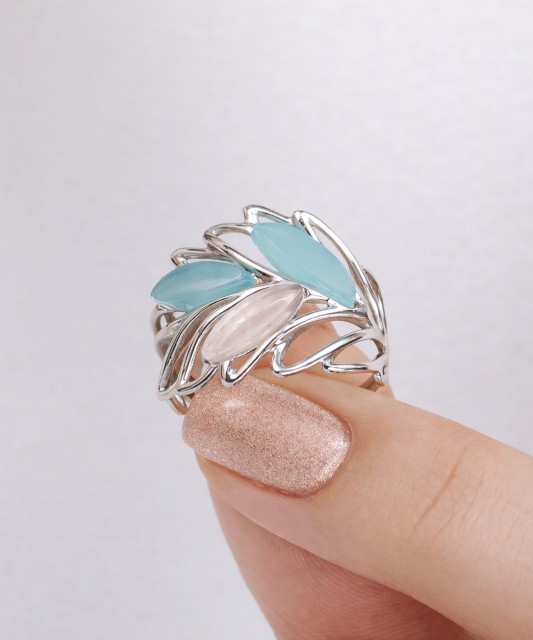 Sidabrinis žiedas su ametistu