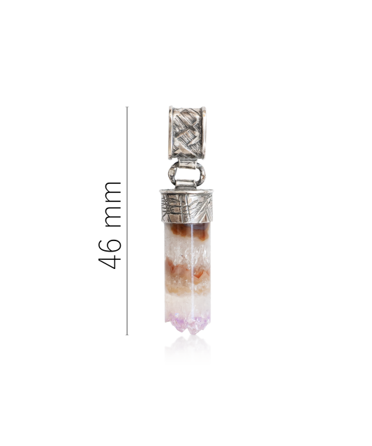 Sidabrinis pakabukas su ametistu