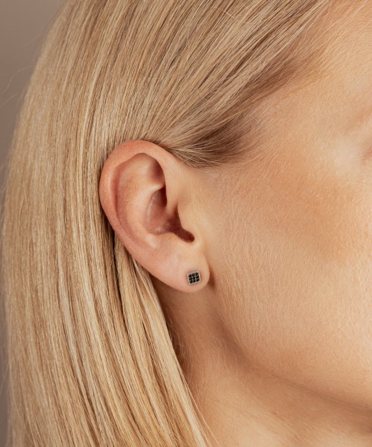 Sidabriniai auskarai su cirkoniais