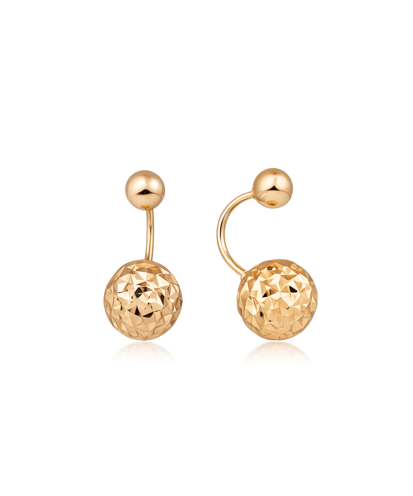 Auksiniai graviruoti auskarai