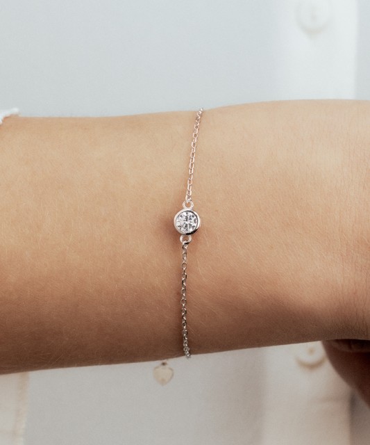 Sidabrinė apyrankė su cirkoniais