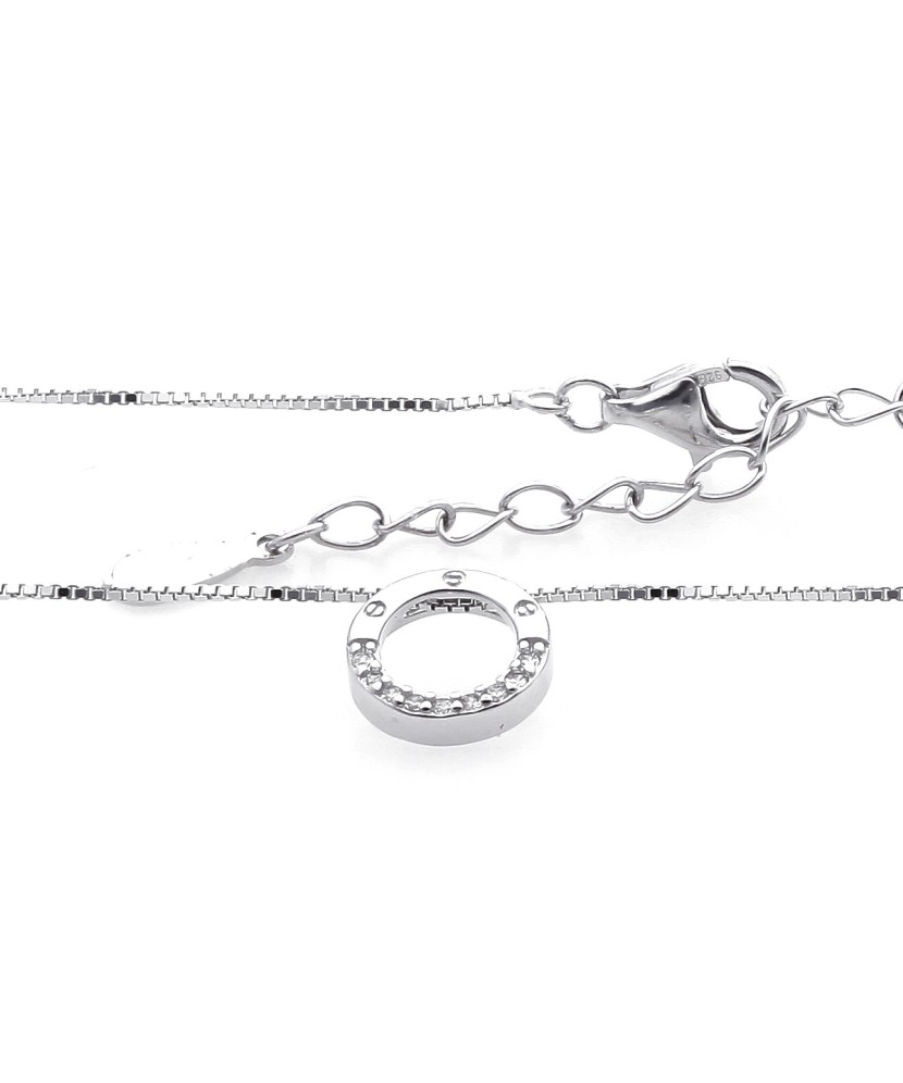 Sidabrinė grandinėlė su pakabuku - Sidabrinės grandinėlės - Goldinga