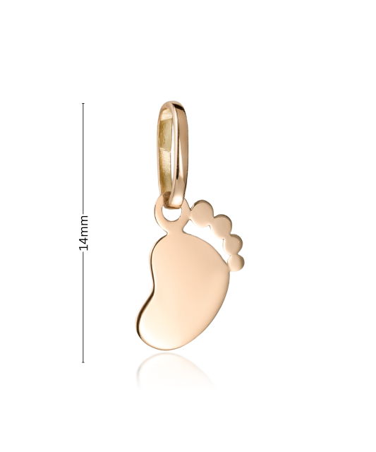 Auksinis pakabukas "Pėdutė"  - Goldinga