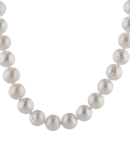 Perlų Vėrinys Su Sidabru - Sidabrinės grandinėlės - Goldinga