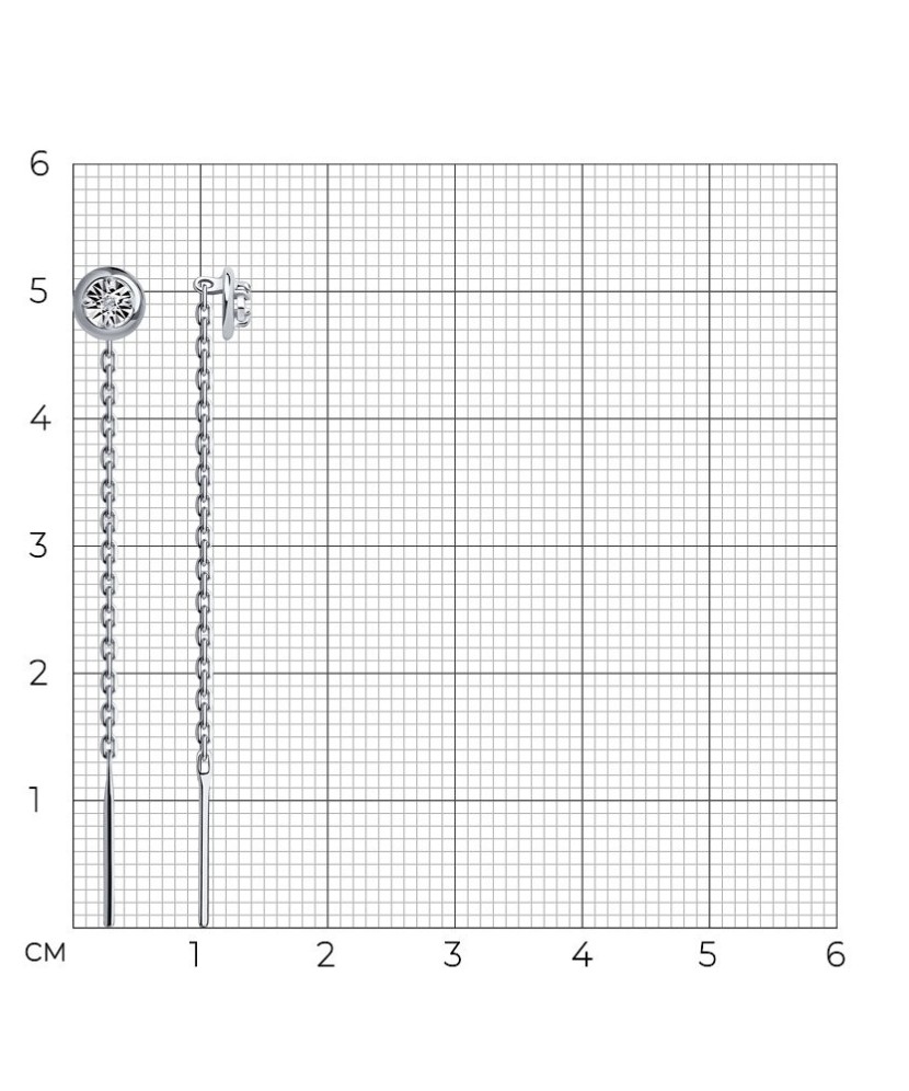 Sidabriniai auskarai su briliantais - Auksiniai Auskarai su brangakmeniais - Goldinga