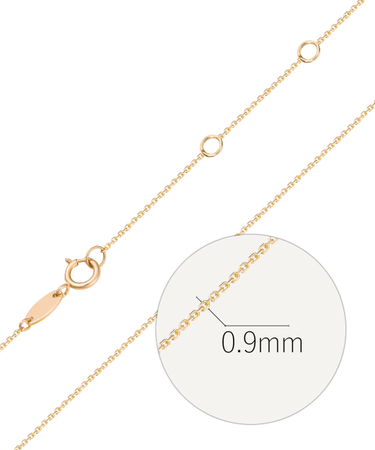 Auksinė grandinėlė "Anchor" 0.9mm