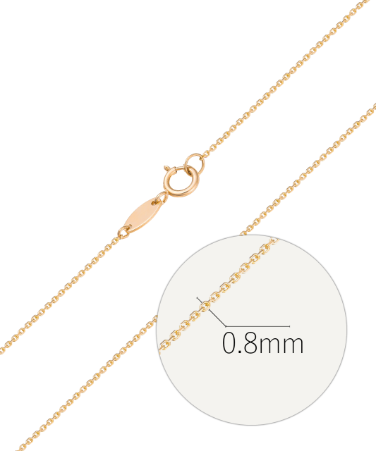 Auksinė grandinėlė "Anchor" 0.8mm